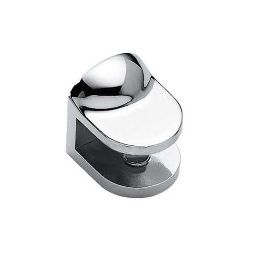 Fixed Glass Holder YS-039S, Zinc Alloy,  for glass 6-8mm, finishing chrome or Satin