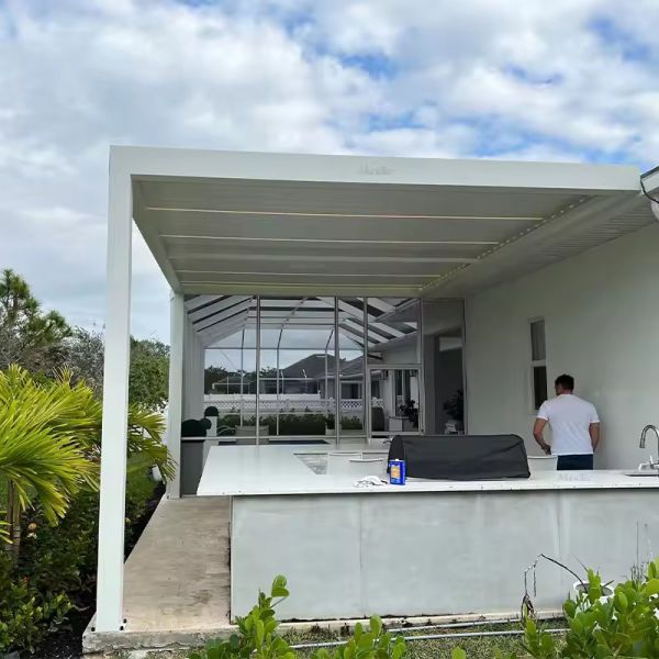 Easy To Install Outdoor Aluminum Gazebo Weather Resistance Additional Features And Accessories