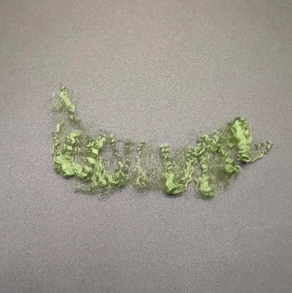 Color Recycled Polyester Staple Fiber Hollow Conjugated Siliconized 1.5d / 3d / 7d / 15d