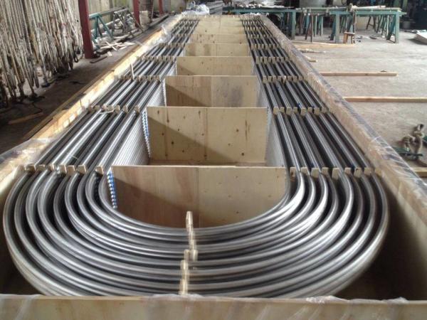 O tubo de aço inoxidável ASME B163 B677 N8904/904L da curvatura de U conservado e recozeu & Plain a extremidade