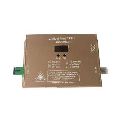 Портативный передатчик волокна КАТВ/оптически передатчик 1550нм узла легкий для