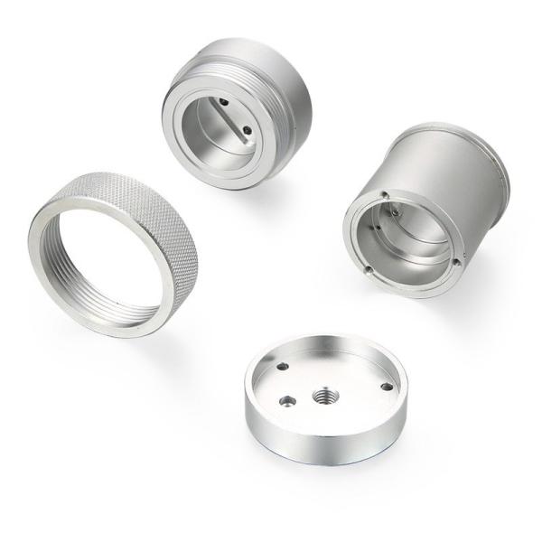 Pièces usinées sur tour CNC en aluminium AL6063 AL7075, surmoulage, alliage de titane TC11
