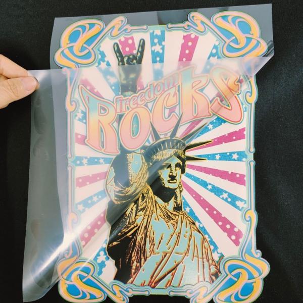 Customized Clothing Screen Printed Logo / T Shirt Transfer Printing Design
