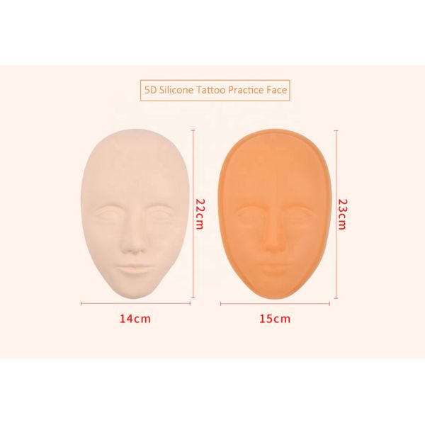 China Makeup Practice Sheets Supplier Soft Silicone Face Practice Skin Microblading Accessories Tattoo Artificial Skin