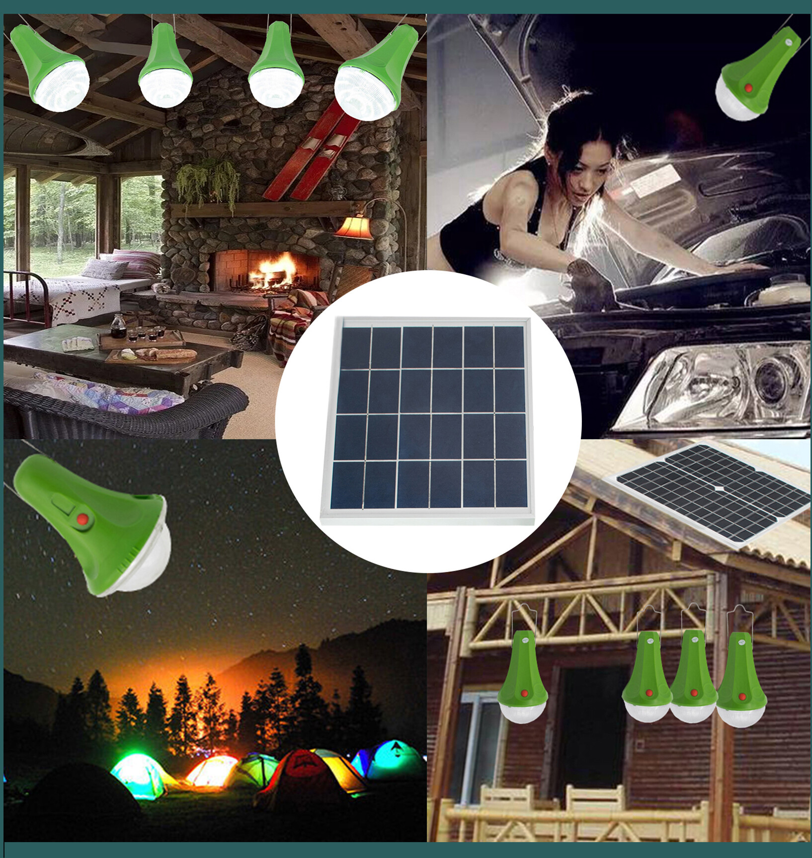 Надежные светодиодные солнечные светильники с литийным аккумулятором мощностью 5200 мАч