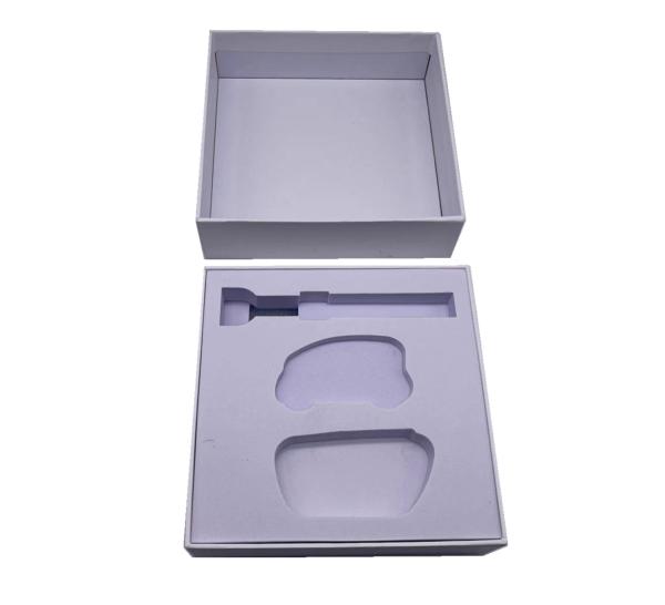 1200g Gray Cardboard 157g Coated Paper Cosmetic Packaging for Gift