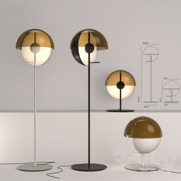Postmodern LED bedroom floor lamps living room standing luminaires Nordic floor lights(WH-MFL-34)