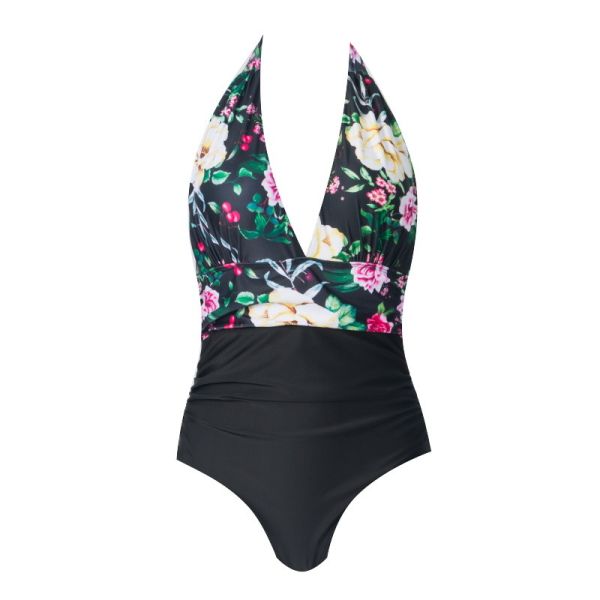 Tiered Layer Tie a Knot Front Top With Low waist Bikini swimsuit high cut