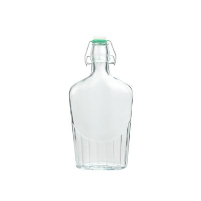 Garrafas de vidro reutilizáveis de leite Container Swing Top 440ML Eco Friendly