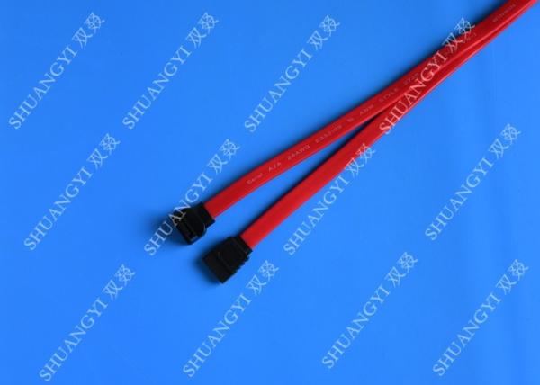 SATA Revision 3.0 Black Laptop SATA Cable Straight To Right Angle SATA 600