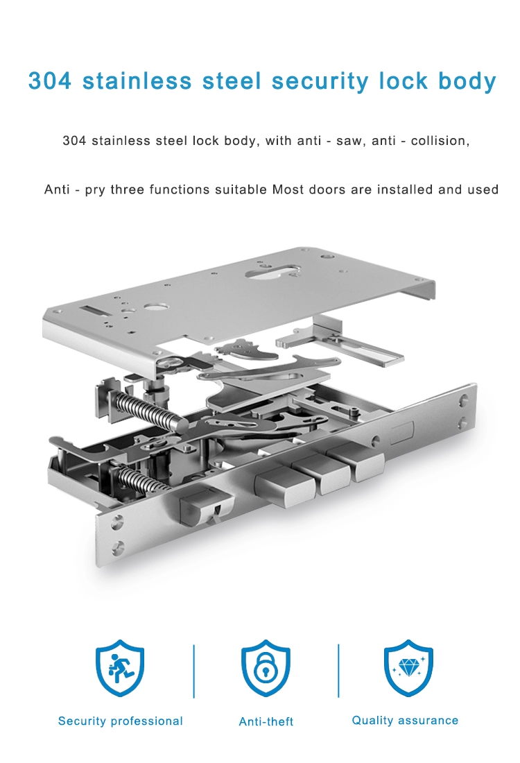 Нержавеющая сталь замка 304 отпечатка пальцев гавани USB аварийная Keyless цифров