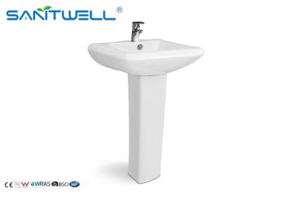 Mercado europeu cerâmico oval da bacia de lavagem da mão das bacias de suporte do banheiro SWC3841