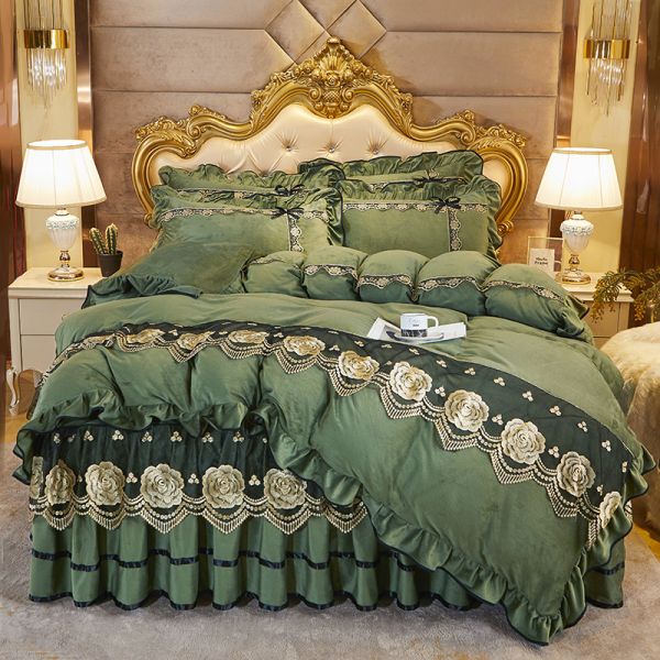 Luxury Embroidery Label Удобный свадебный одеял с хлопковым наполнителем