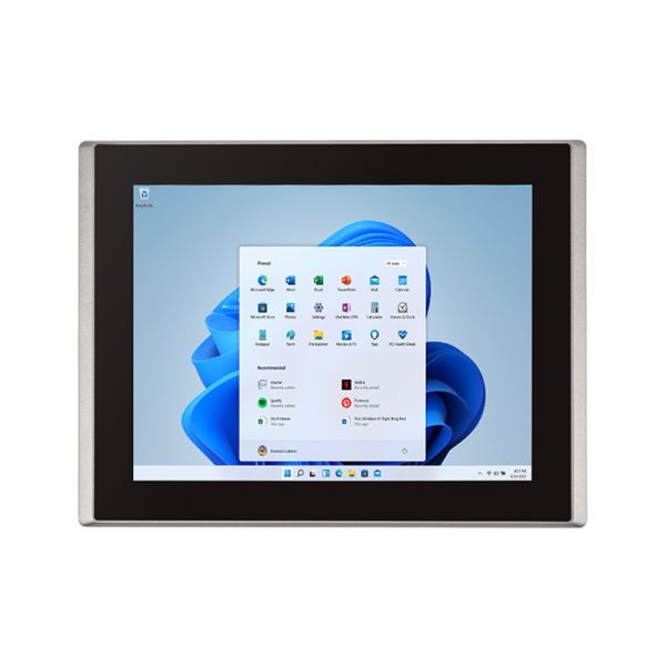 12.1'' Industrial All In One Computer 1024x768 Touch Screen Celeron J4125 8GB RAM 256GB SSD