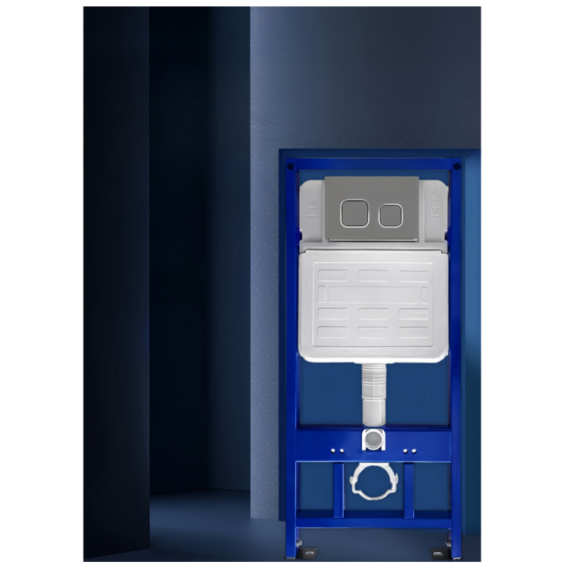 Floor Mounted Installation Modern Ceramic Toilet WC with Plastic Steel Flush Water Tank