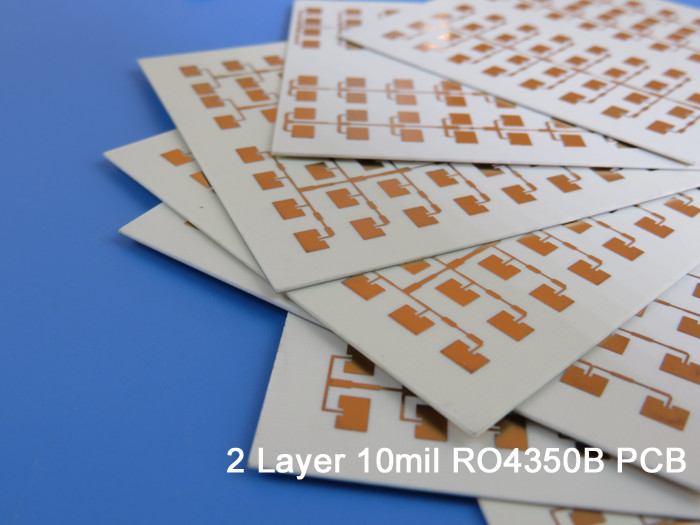 Высокочастотный двойник PCB Rogers 10mil 0.254mm RO4350B встал на сторону PCB RF