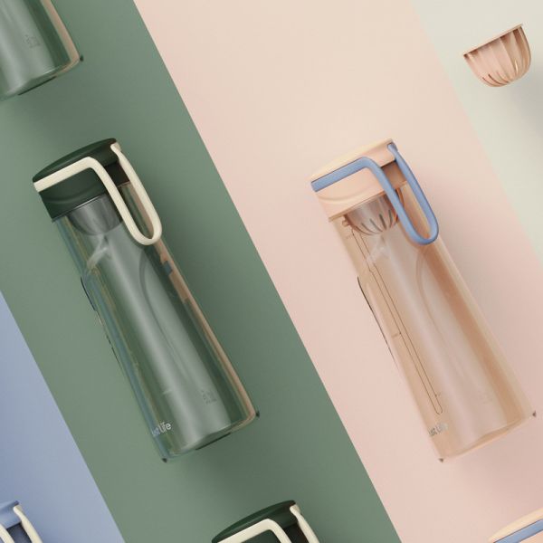 700ML Plastic Fitness Water Bottle For Sports Drinking