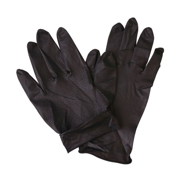 Xingyu Touchscreen Powder Free Black Nitrile Disposable Gloves