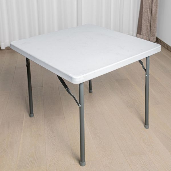 Outdoor Table Must-Have 183*76*74cm HDPE Plastic Folding Table with Metal Leg
