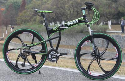 Fork Suspension 26×1.95 Aluminum Folding Mountain Bike