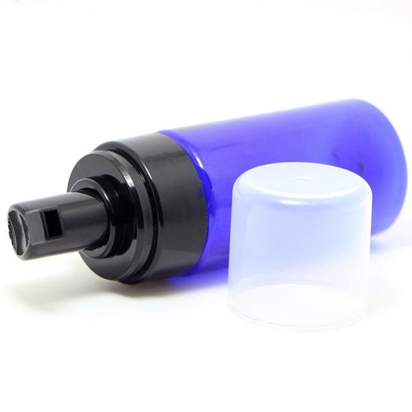 Blue Foam Amber Empty Plastic Spray Bottle Portable For Skin Care Products