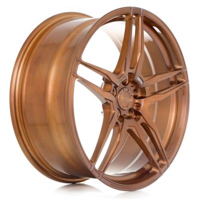 6061-T6 Ferrari en bronze a forgé des roues
