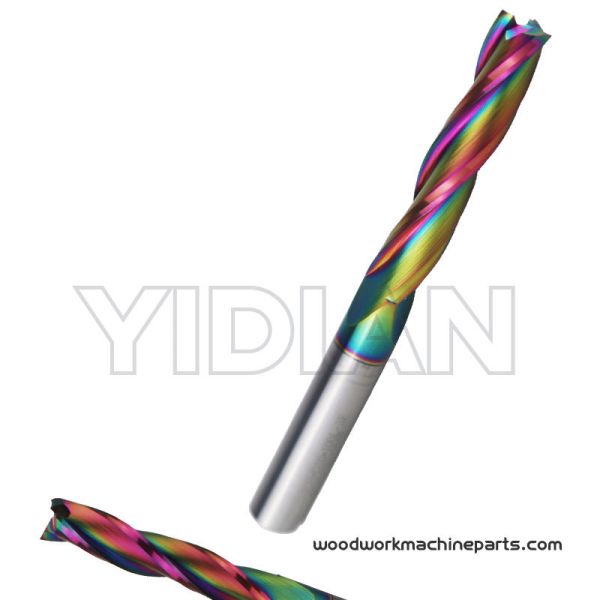 3 Flutes Spiral Coated Fine End Mill for multi-layer board, plywood, density board