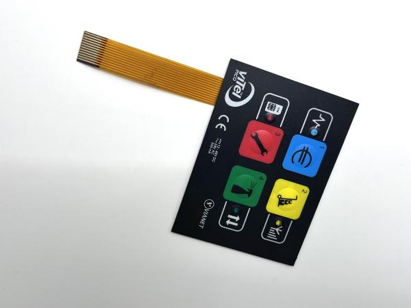 Customized Backlit Membrane Switch Mechanical Keyboard Switch Long Lifespan With EL Backlight