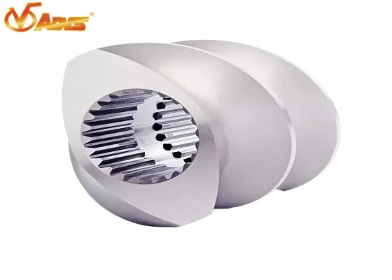 Precision-manufactured Co-rotating Parallel Screw Elements with Self-cleaning for Twin Screw Extruder Parts
