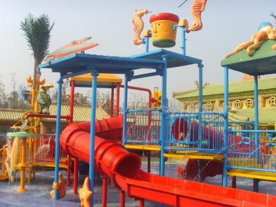 Equipamentos do parque da água, campo de jogos da água das crianças para 50 cavaleiros 17,5 * 11 * 7m