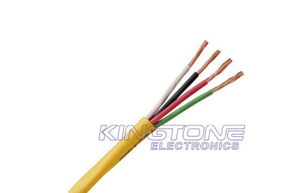 1000ft CMR Rated 4 Cores Speaker Cable 12 AWG in Yellow , Monitor Audio Cable