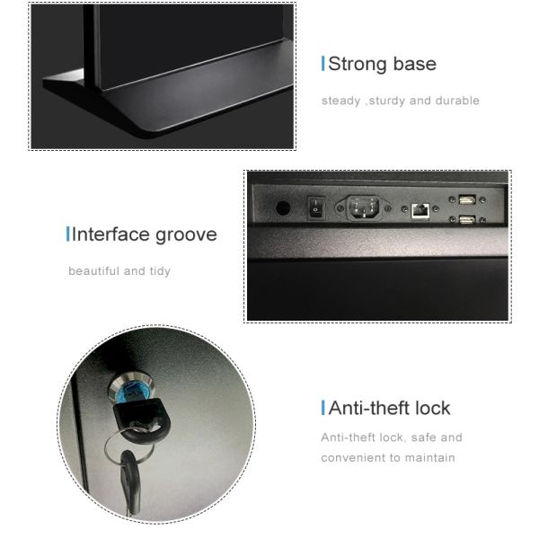 пол 1920x1080 110W 450cd/m2 стоя Signage цифров для гостиницы