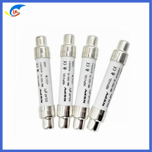 10*35mm  Ceramic Fuse Tube DC1500V 1-50A Photovoltaic Protection Device