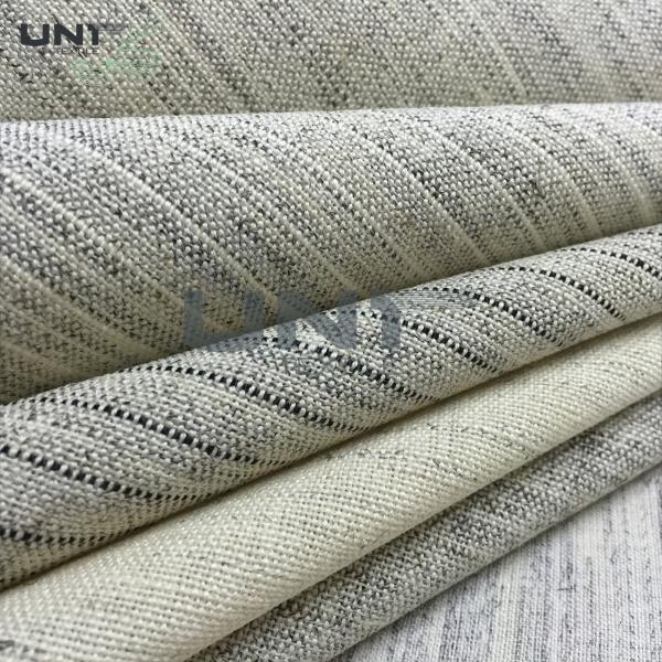Interlining wholesale high quality 180gsm algodão tecido de lona cabelo interlining cabelos de cavalo interlining para fato
