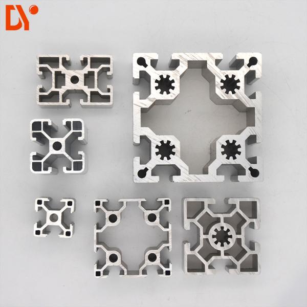 Customized Square Structural Aluminium Tube 4040 Mill Finish Extruded Profiles Aluminium