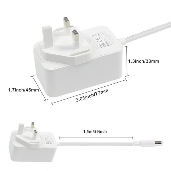 Adaptador de alimentação 12V 2A UK Plug For Kids Carros Elétricos DC Jack 5.5x2.1mm