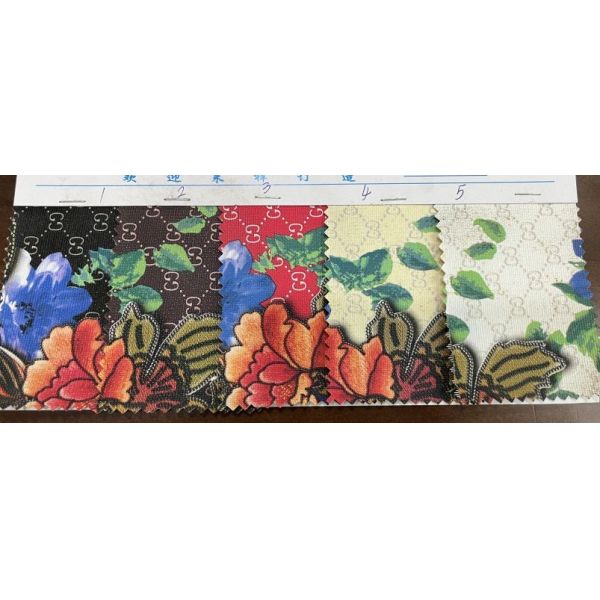 Напечатанные письма GD цветок ПВХ фальшивые кожаные сумки телефонный чехол пакет коробка кожаная ткань