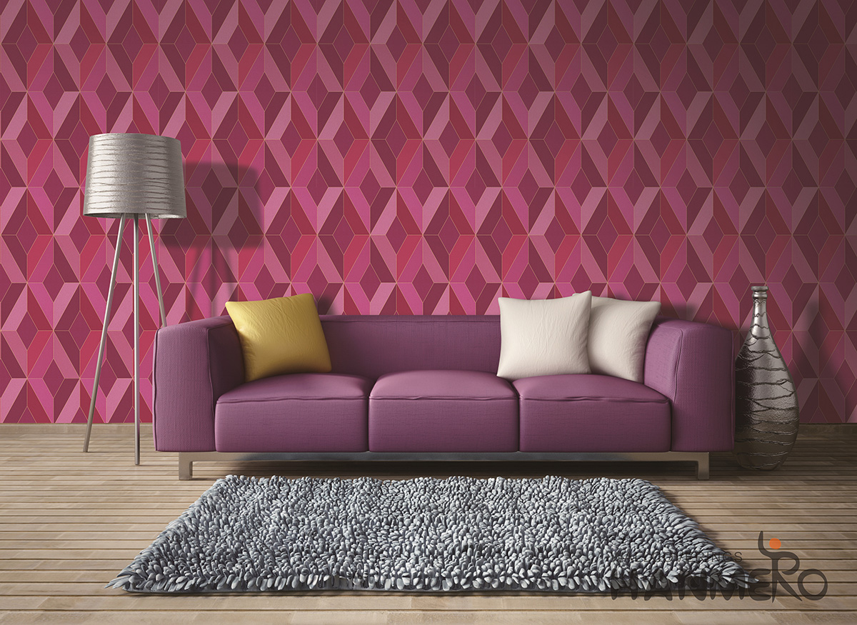 Обои влияния 3Д ПВК материальные для стен в украшении ночного клуба гостиницы