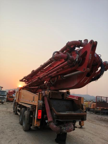 49 Meter Max.Vertical Reach M49-5RZ Truck Mounted Concrete Boom Pump From PM for Concrete Machinery