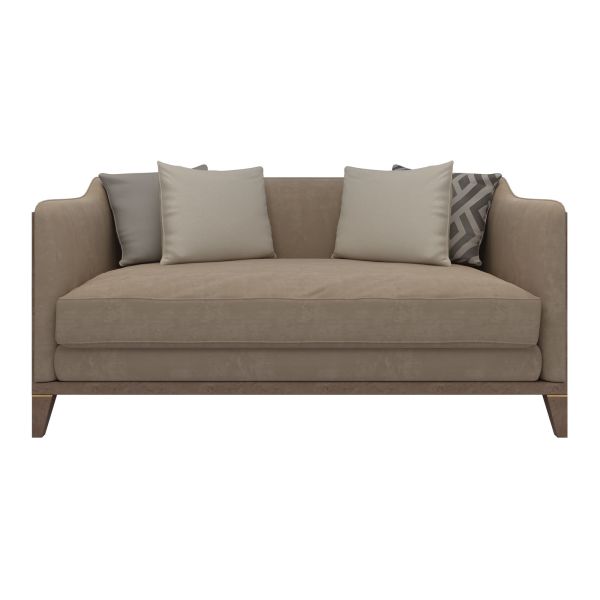 Light luxury design of Hotel sofa set by 1+2+3 Seat Sofas made Leather upholstered for Lobby recepetion furniture