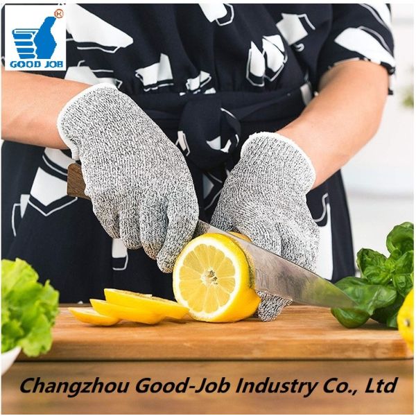 Food Grade 13G Uncoated EN388 Level 5 Cut Proof Gloves