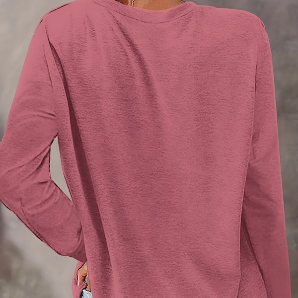 Customizable Dark Blue Long Sleeves Rose ODM T Shirts For Women