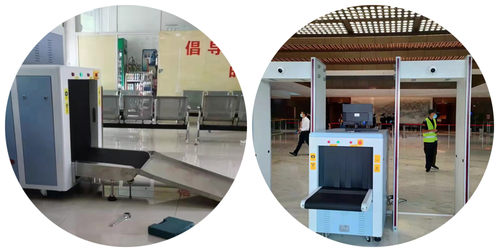 Скорость транспортера блока развертки 0.22m/S багажа размера x Рэй OEM доступная мини