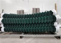 O pó do Pvc revestiu a cerca galvanizada 50x50mm do elo de corrente de 5mm
