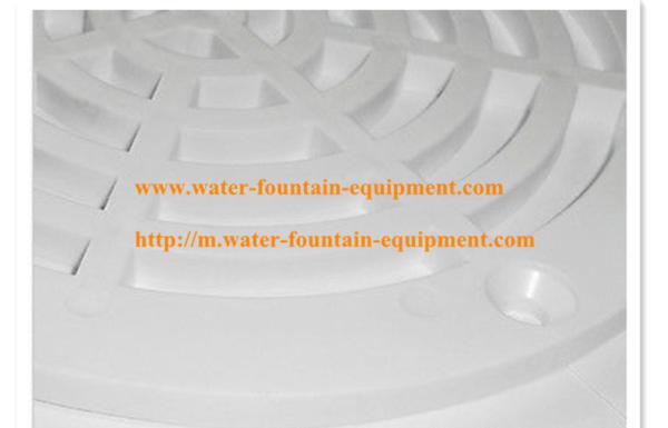 ABS / PVC Swimming Pool Accessories 208mm Round Main Drain Cover
