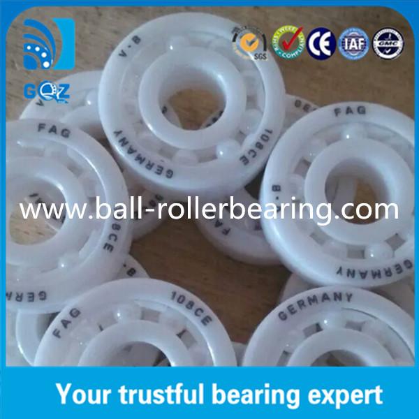 108 Ceramic Ball Bearings , Ceramic Racing Bearings CE ISO9001 Certification