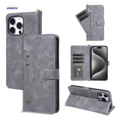 Portemantage à bande amovible en cuir en PU Pour iPhone
