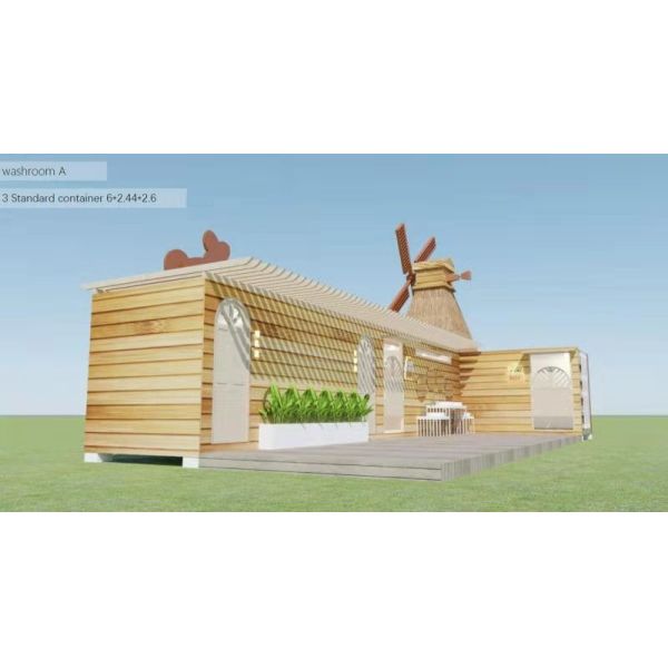 Combination Customizable Prefab Container House Mother And Baby Room 20 Foot