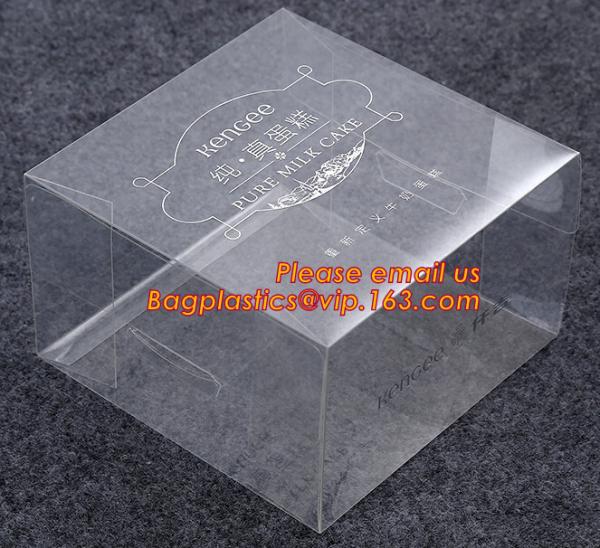 Oem Clear Plastic Soft Crease Folding box for brush packaging, plastic boxes PVC plastic rectangle fold box packaging PV
