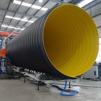 el acero acanalado de la máquina del tubo de 200m m reforzó SN8 SN16